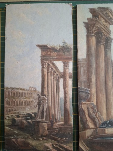 Tableau huile sur - , toile