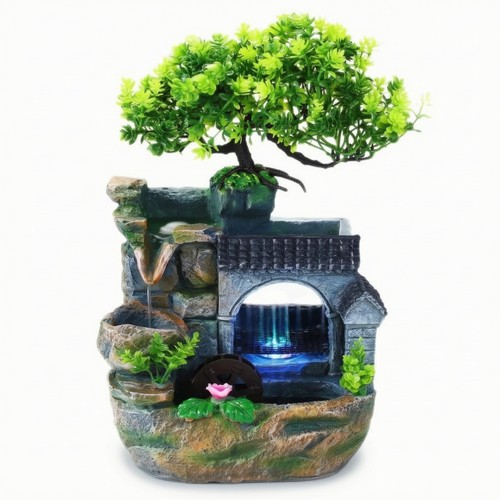 Fontaine avec éclairage led - Éclairage,