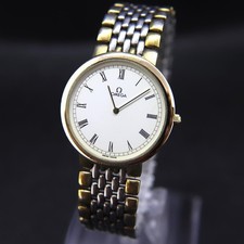 Montre Omega Deville blanche