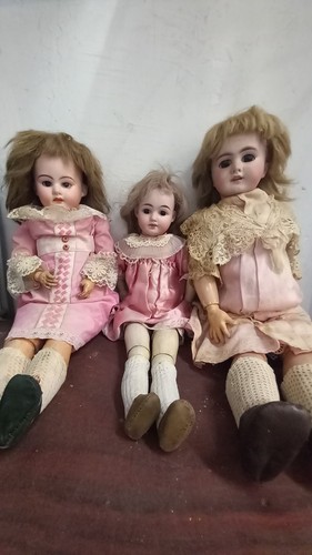 Poupées anciennes tête - poupées,