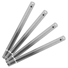  4 Pieds Rechange pour Poêle à Bois – Pieds Extenseurs Détachables en Acier