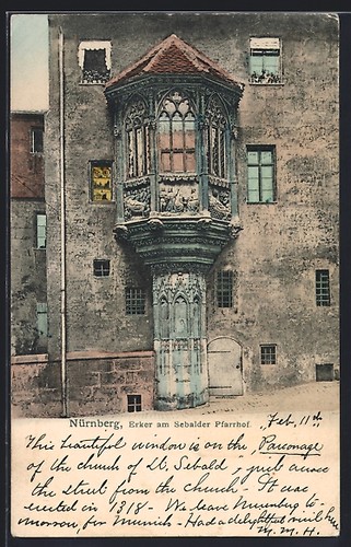 Carte postale nuremberg - carte, baie