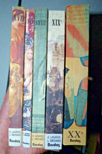 LAGARDE ET MICHARD , LOT DE 5 TOMES : du XVI°  au XX° SIECLE ( L10)