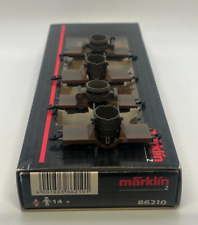 Märklín 86210 2 Crude Iron Ladle Cars & 2 Slag Cars Set Original Box *RARE* (A)