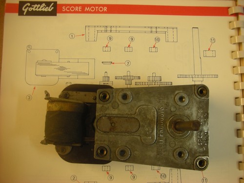 Flipper gottlieb moteur - gottlieb:, a