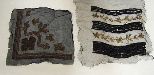 Plastron broderie fil or - broderie,