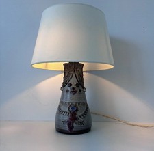 Ceramic lamp De Dour Belgium There Battle Ceramic Art 1960 