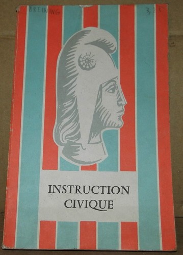 Livre instruction civique - livre, d'instruction