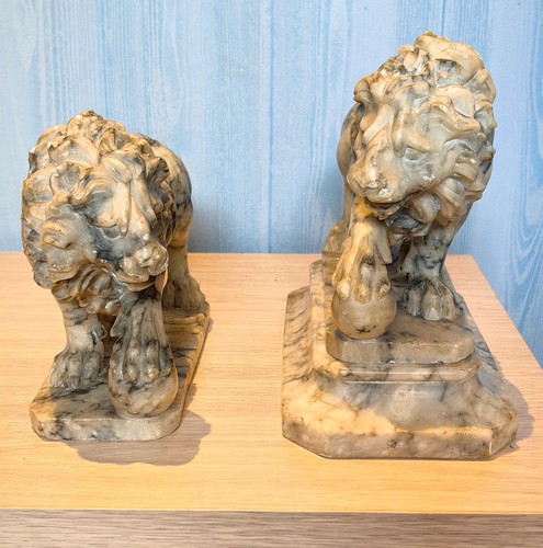 Lions médicis marbre - lions, en
