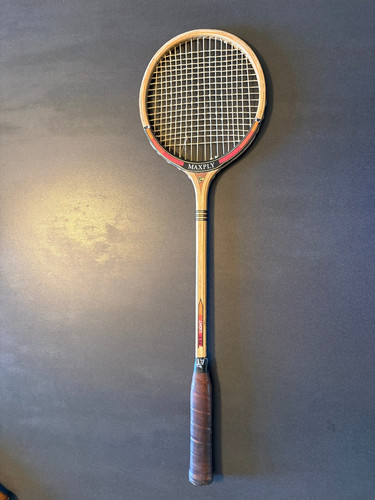 Ancienne raquette squash - ancienne,