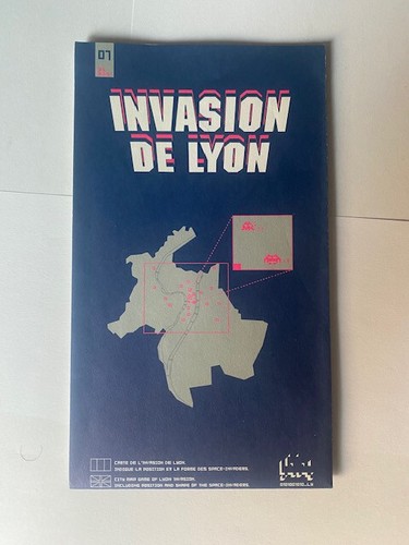 Invader carte invasion lyon - carte, de