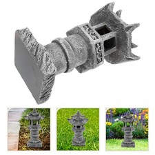  Lanterne de jardin zen d'extérieur en pierre artificielle, statue de jardin