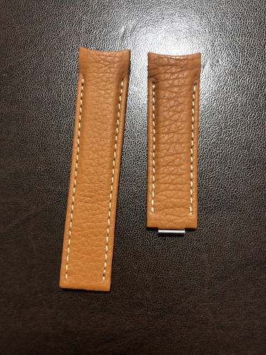 Tudor brown leather - strap, 20mm