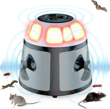 Ultrason Souris Et Rats, Repulsif Souris Ultrasons 360° anti Souris Avec Lumière