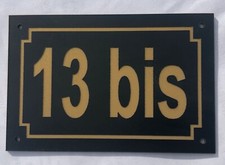 plaque pvc numero de rue ou de