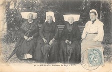 Old postcard 17 MARANS COSTUMES DU PAYS