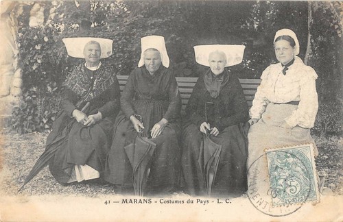 Cpa marans costumes pays - 17,