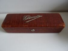 Antique Wood and Leather Glove Box by FENOUX Palais Royal Paris Napoleon III