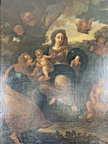 Vierge enfant baroque - a, l'enfant