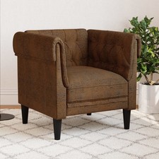 Chesterfield Sofa Chair Brown