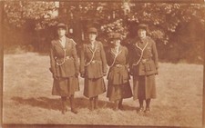 Old postcard Scouting / Scouts / Scout Woman / Photo Card 1900 / Name on the back of the postcard