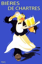 POSTER AFFICHE  BIERE CHARTRES