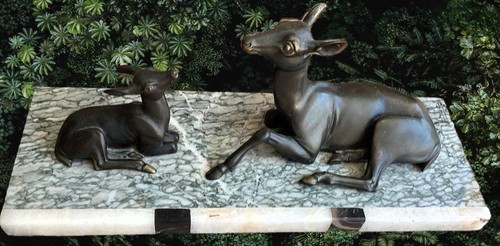 Sculpture art déco biche - déco,