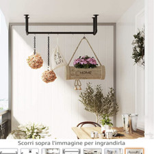 Tringle à vêtements murale de style industriel économe en espace polyvalente