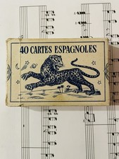 Jeu de Cartes Espagnoles Ancien–La Ducale 40 Cartes J.M. Simon Nancy Vintage