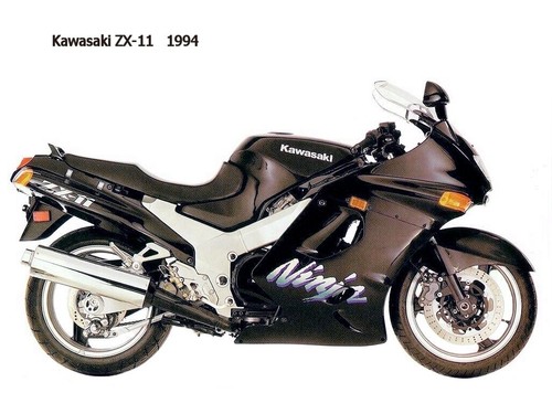 Kawasaki ninja zzr1100 - kawasaki, zx-11