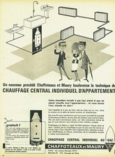 Advertising 089 1963 Chaffoteaux & Maury Gas Central Heating