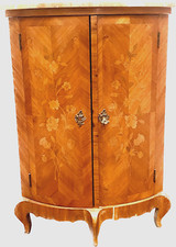 encoignure galbé placage de