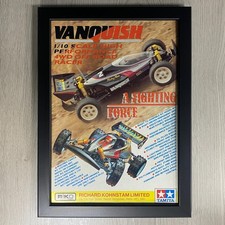Affiche Tamiya Vanquish Voiture Télécommandée Vintage