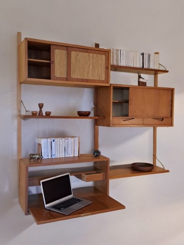 Meuble rangement teck - de, en