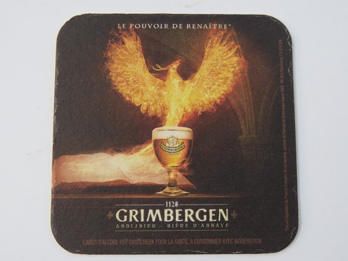 Sous verre grimbergen bière - grimbergen,