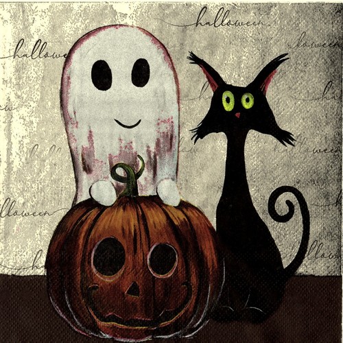 Serviettes papier chat - papier,