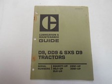 Caterpillar D9 DD9 Sxs D9
