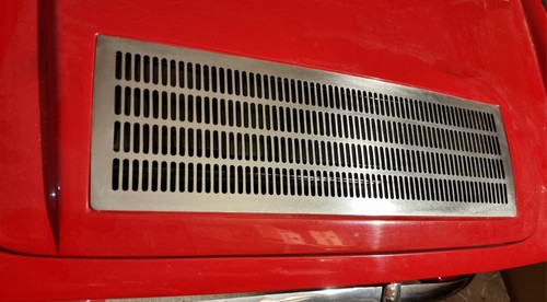 Grille capot arriere alpine - capot,