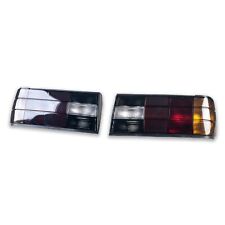 Dark Smoke + White Reverse Light Rear Lamp Tail Light Pair For BMW E30 1988-1994