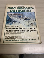GLENN’S OMC INBOARD OUTBOARD MOTOR REPAIR AND TUNE UP GUIDE 1976 Book        