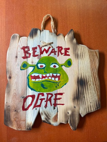 Panneau décoratif beware - panneau, “beware