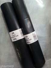 sac poubelle 50 Litres noir