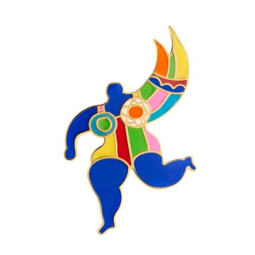 Niki saint phalle - phalle, broche