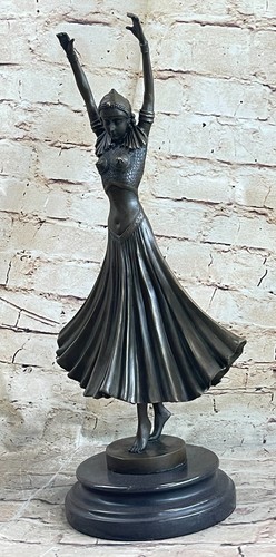 Sculpture bronze chiparus - bronze,