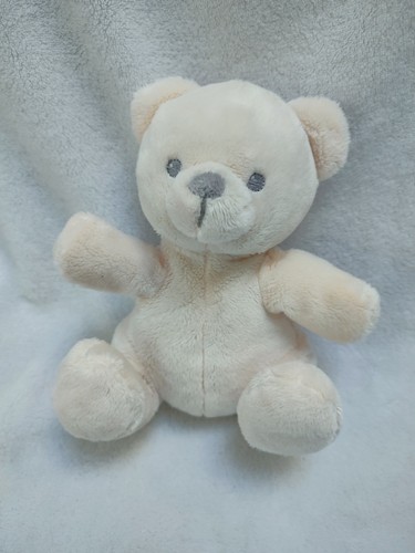 Doudou peluche ours blanc - doudou,