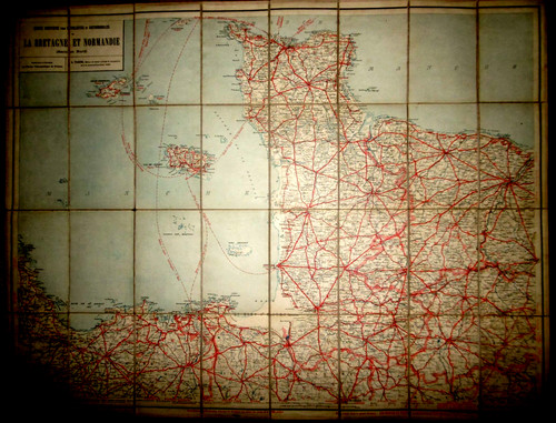 Grande carte couleurs bretagne - grande,