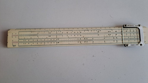Ancienne règle calcul - rÈgle, en