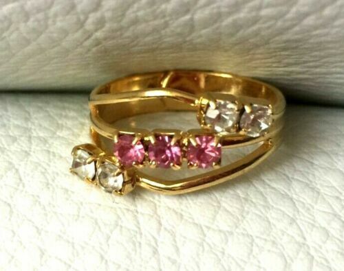 Vintage bague neuve doré - vintage,