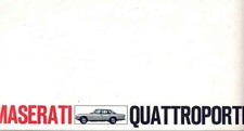 Catalogue Brochure Maserati