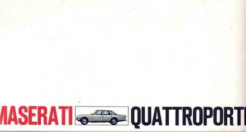Catalogue brochure maserati - catalogue,